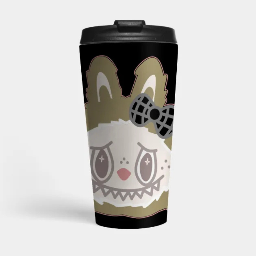 Labubu Monochrome Bow Mug