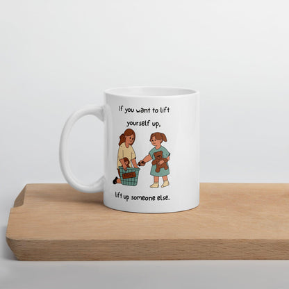 Empathy And Illustrated Ceramic Mug