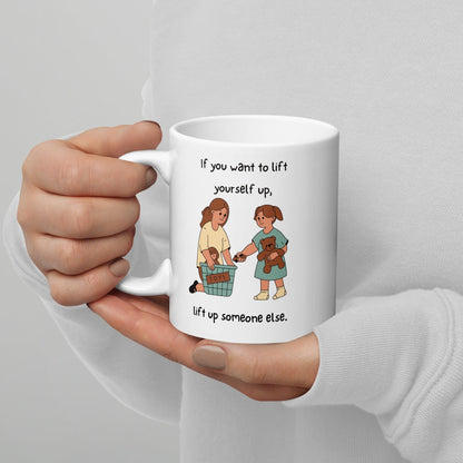 Empathy And Illustrated Ceramic Mug