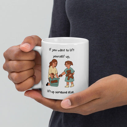 Empathy And Illustrated Ceramic Mug