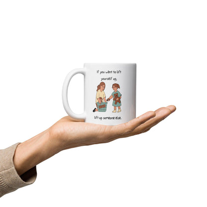 Empathy And Illustrated Ceramic Mug