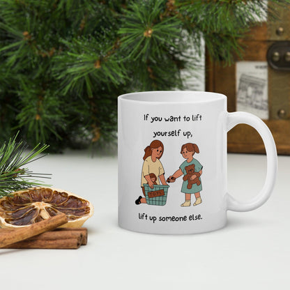 Empathy And Illustrated Ceramic Mug
