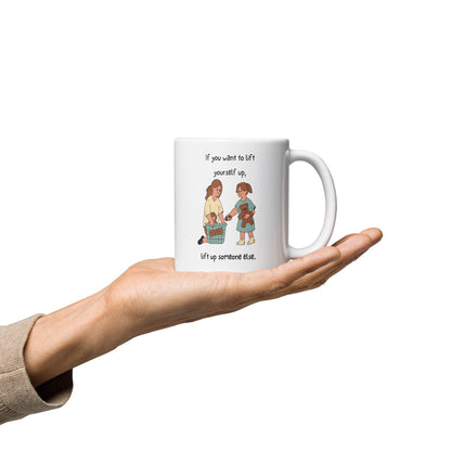Empathy And Illustrated Ceramic Mug