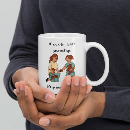 Empathy And Illustrated Ceramic Mug