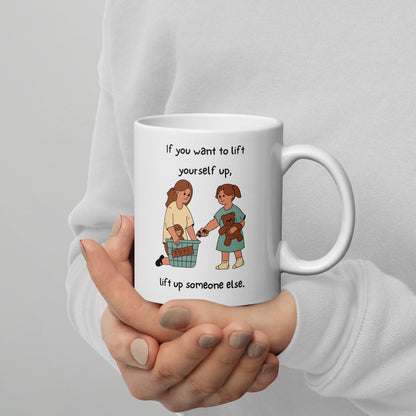 Empathy And Illustrated Ceramic Mug