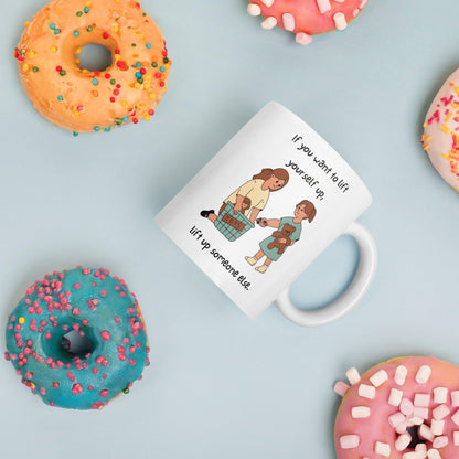 Empathy And Illustrated Ceramic Mug