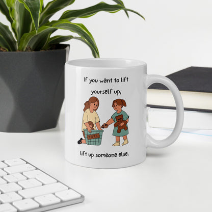Empathy And Illustrated Ceramic Mug