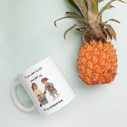 Empathy And Illustrated Ceramic Mug
