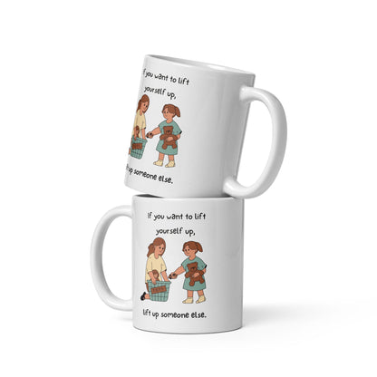 Empathy And Illustrated Ceramic Mug