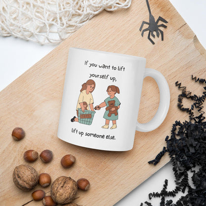 Empathy And Illustrated Ceramic Mug