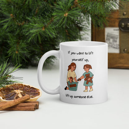 Empathy And Illustrated Ceramic Mug
