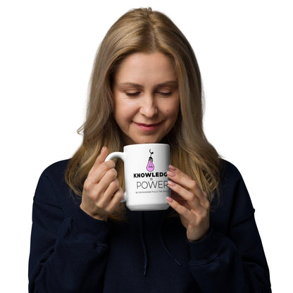 Knowledge Is Power But Enthusiasm Pulls The Switch Mug - Inspire Cups