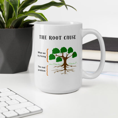 Root Cause Analysis Inspirational Ceramic Printed Mug
