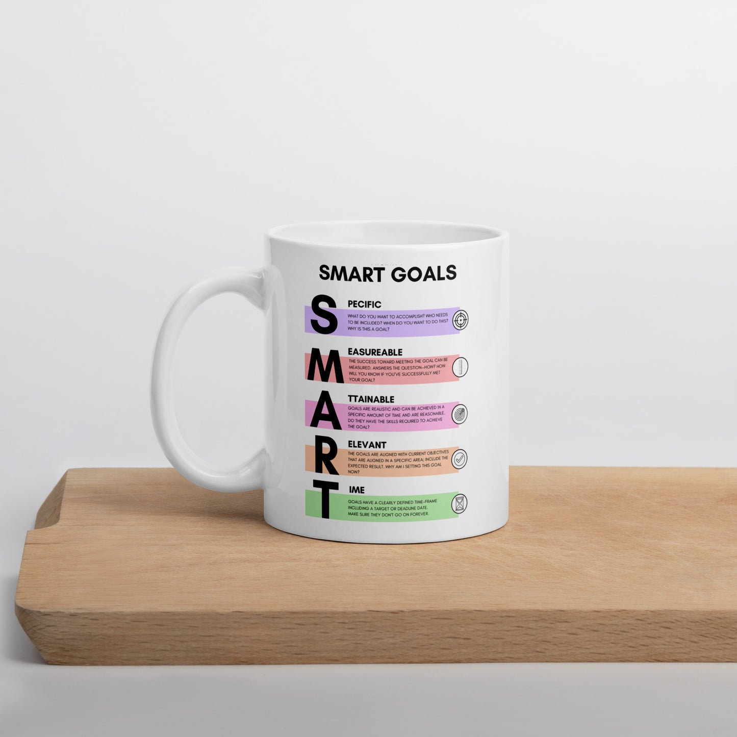 Smart Goals Framework Ceramic Mug