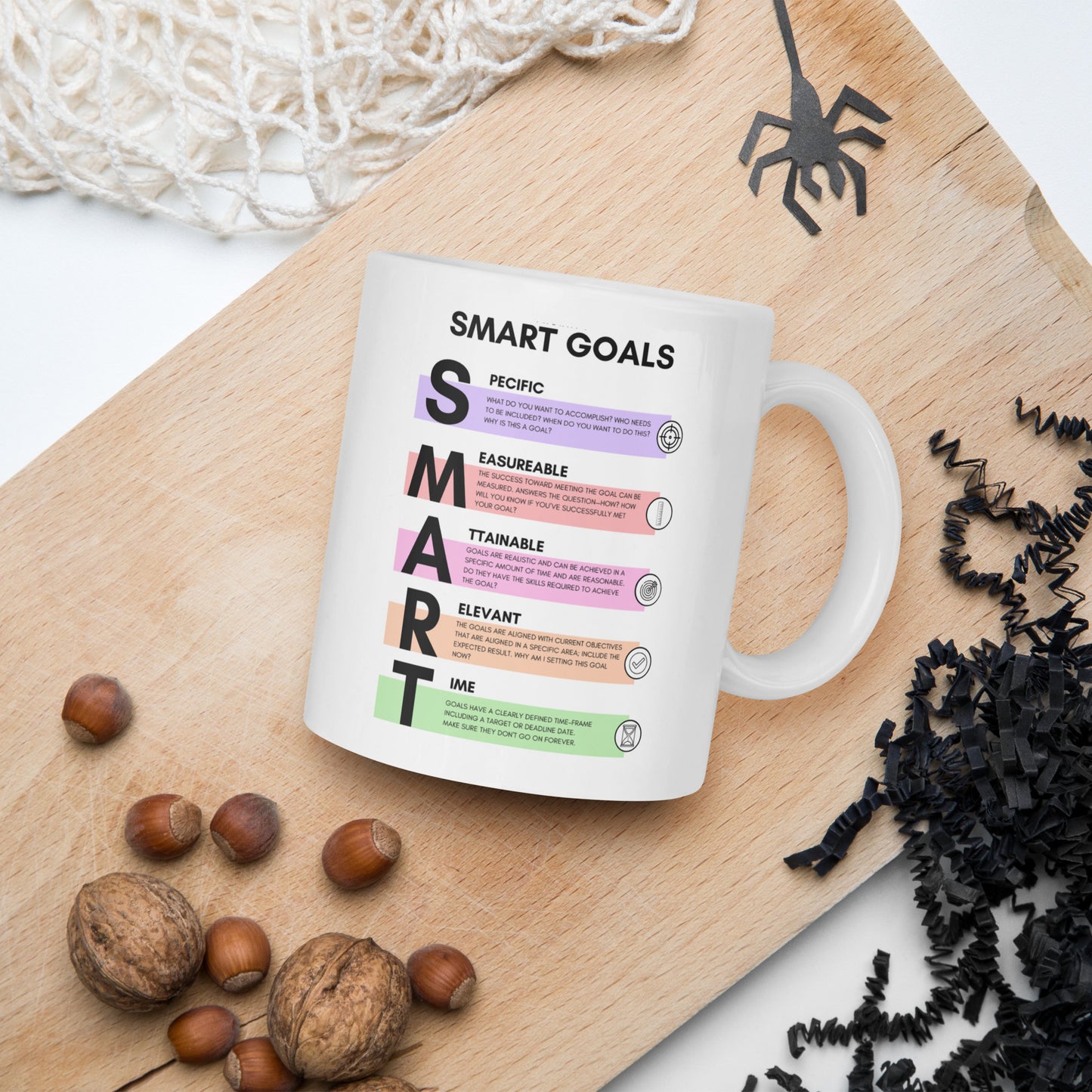 Smart Goals Framework Ceramic Mug