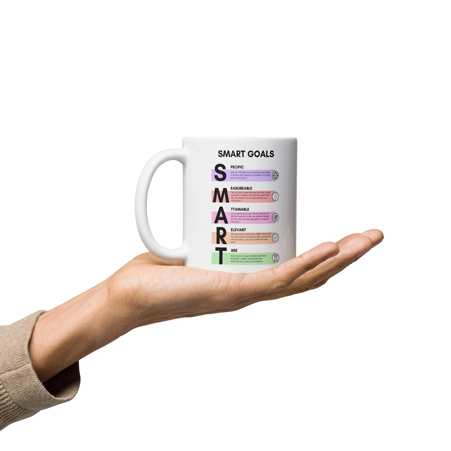 Smart Goals Framework Ceramic Mug