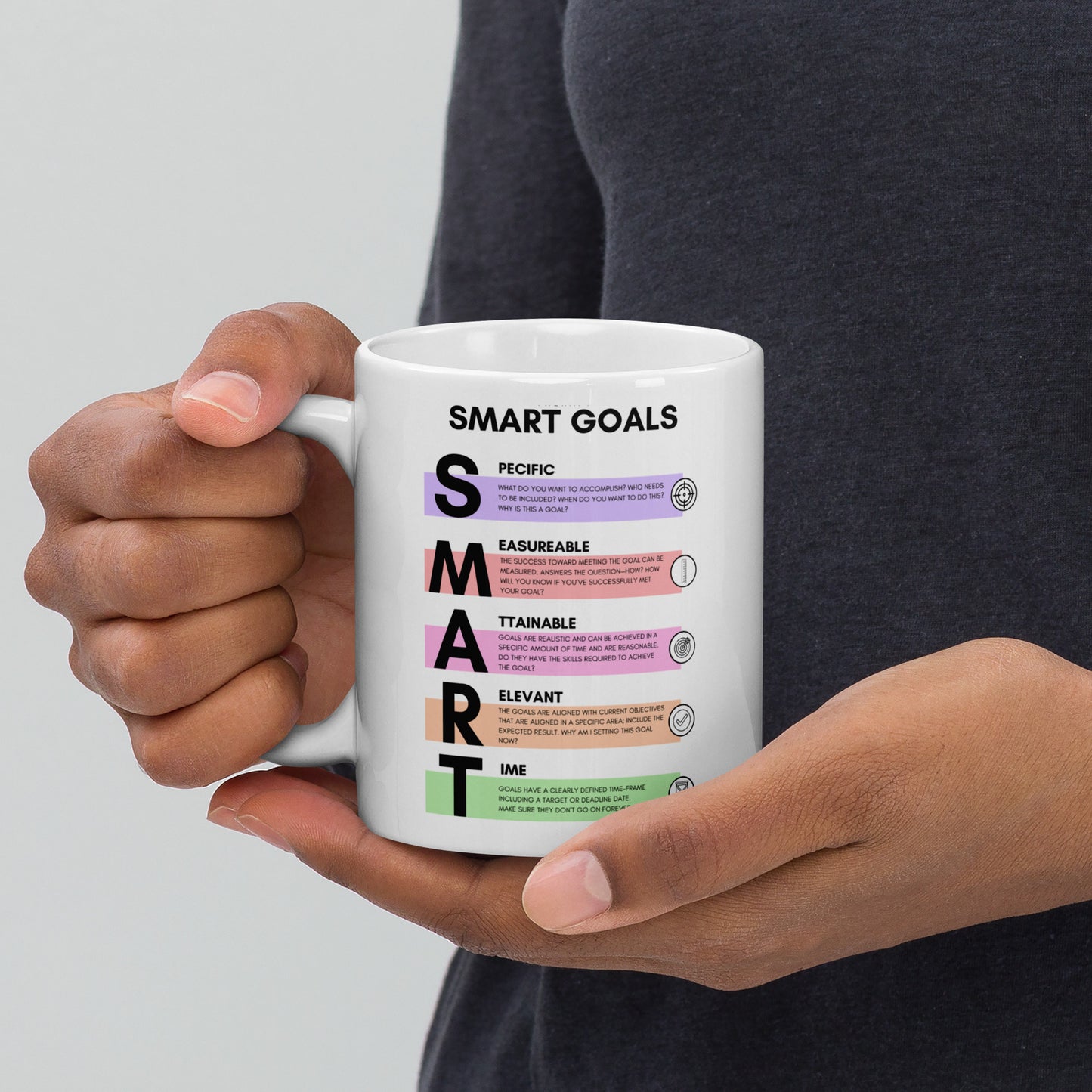 Smart Goals Framework Ceramic Mug