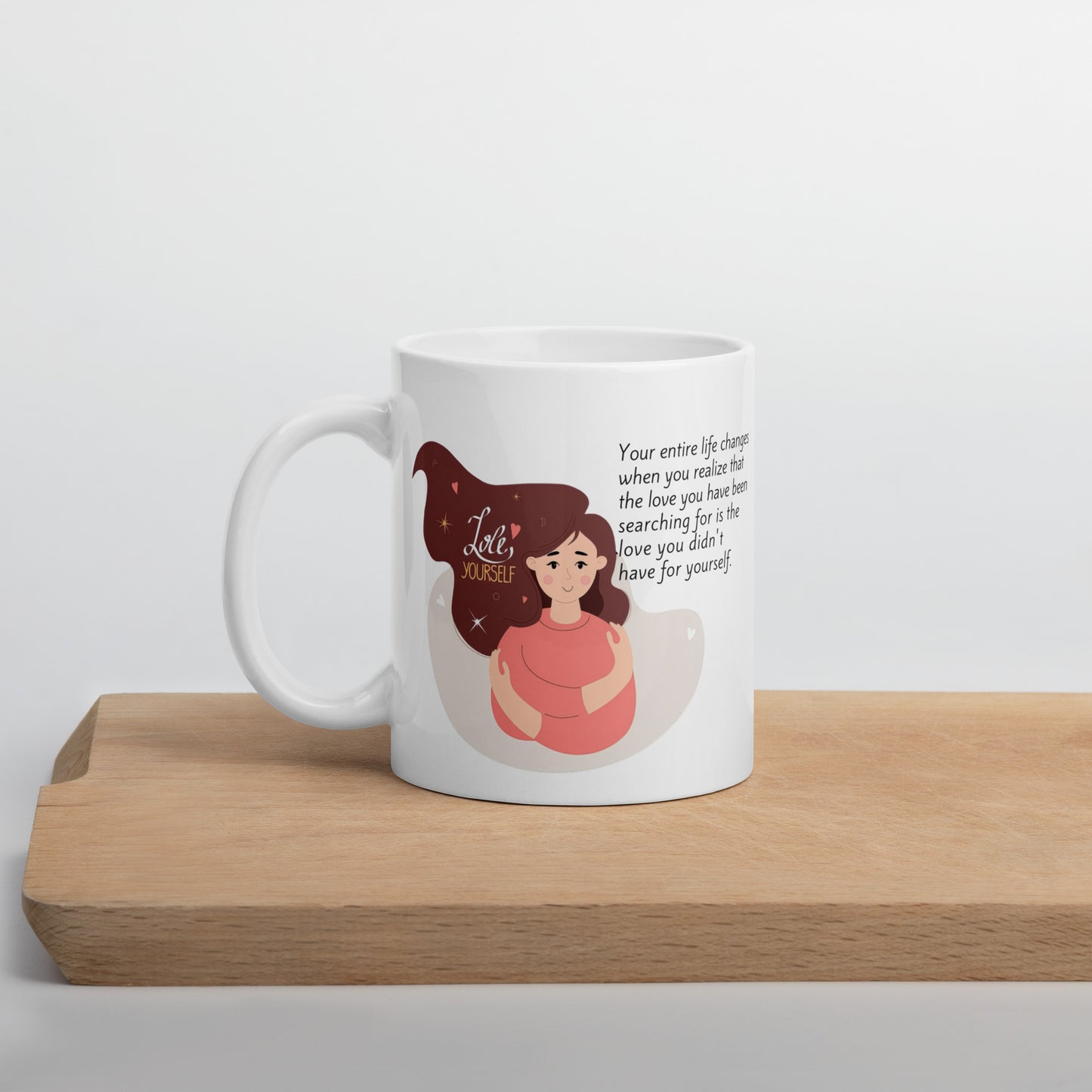 Self Acceptance Affirmation Ceramic Mug