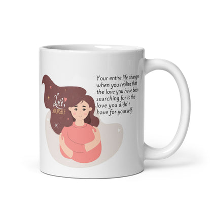 Self Acceptance Affirmation Ceramic Mug