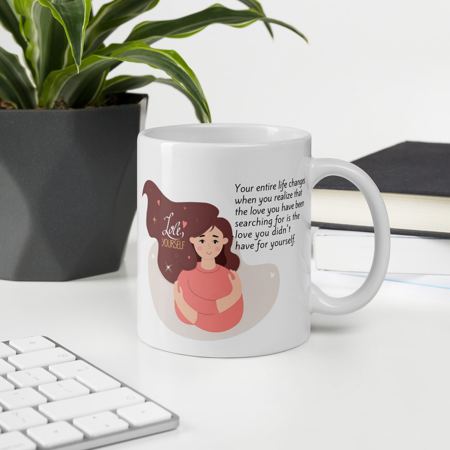 Self Acceptance Affirmation Ceramic Mug