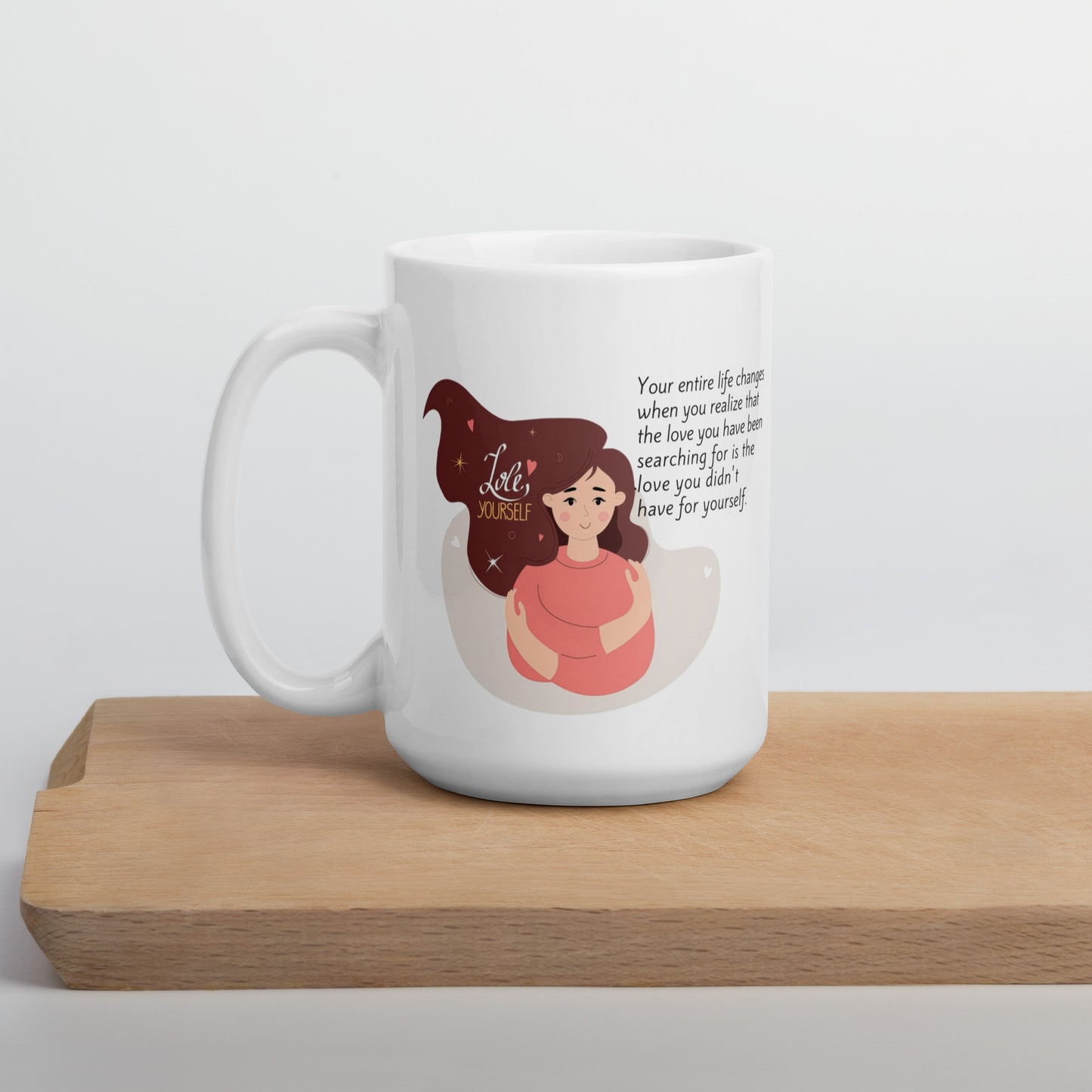 Self Acceptance Affirmation Ceramic Mug