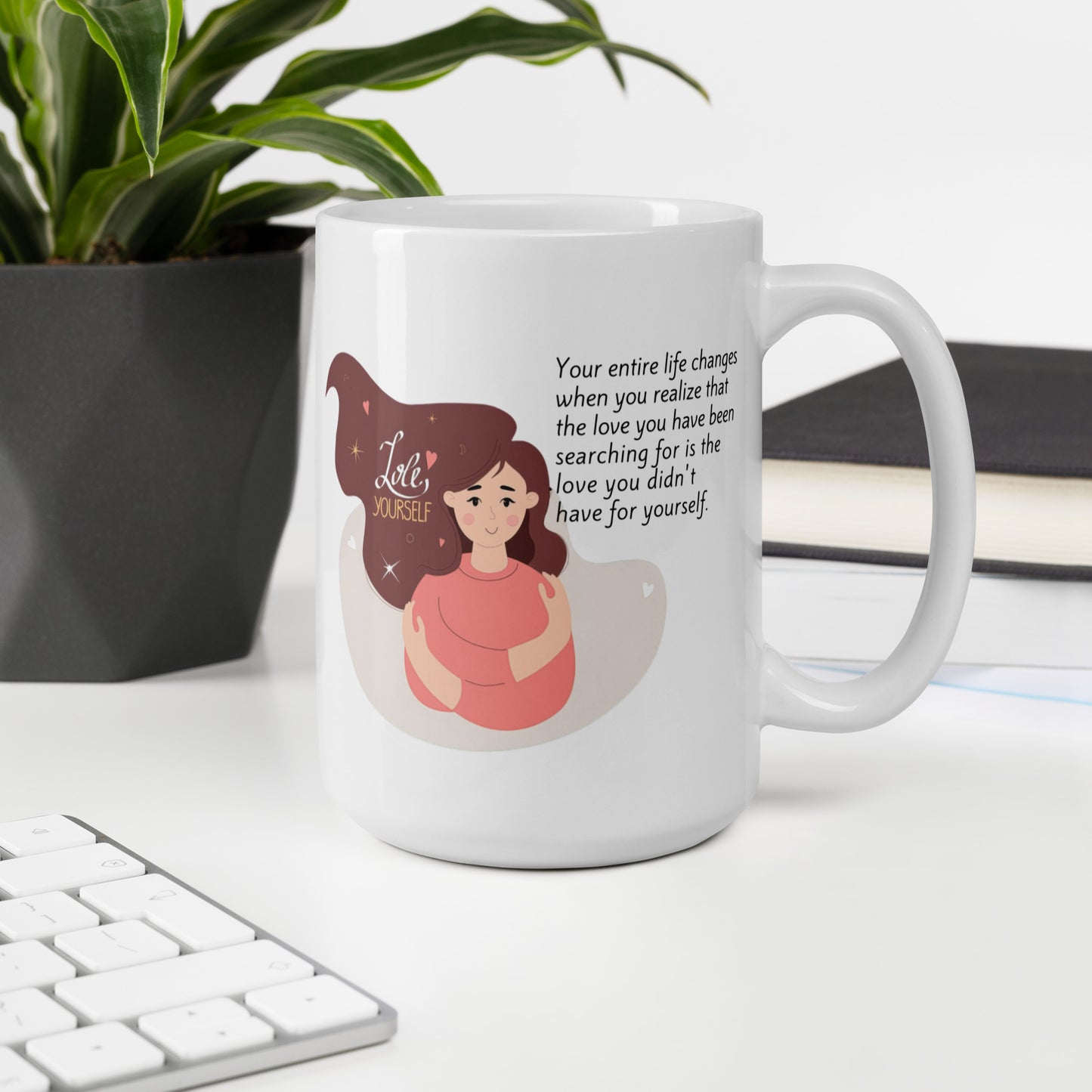 Self Acceptance Affirmation Ceramic Mug