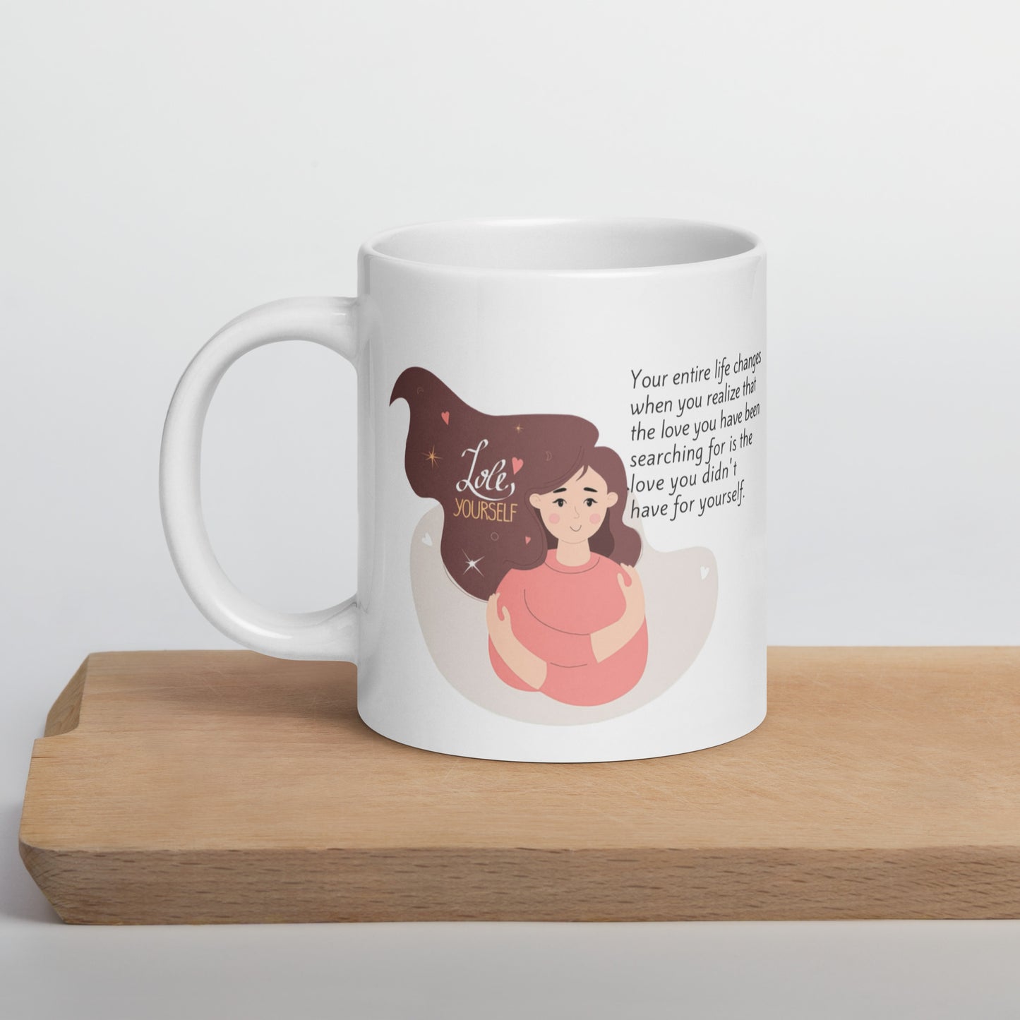 Self Acceptance Affirmation Ceramic Mug