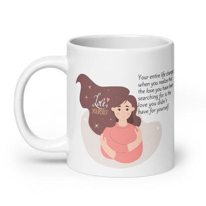 Self Acceptance Affirmation Ceramic Mug