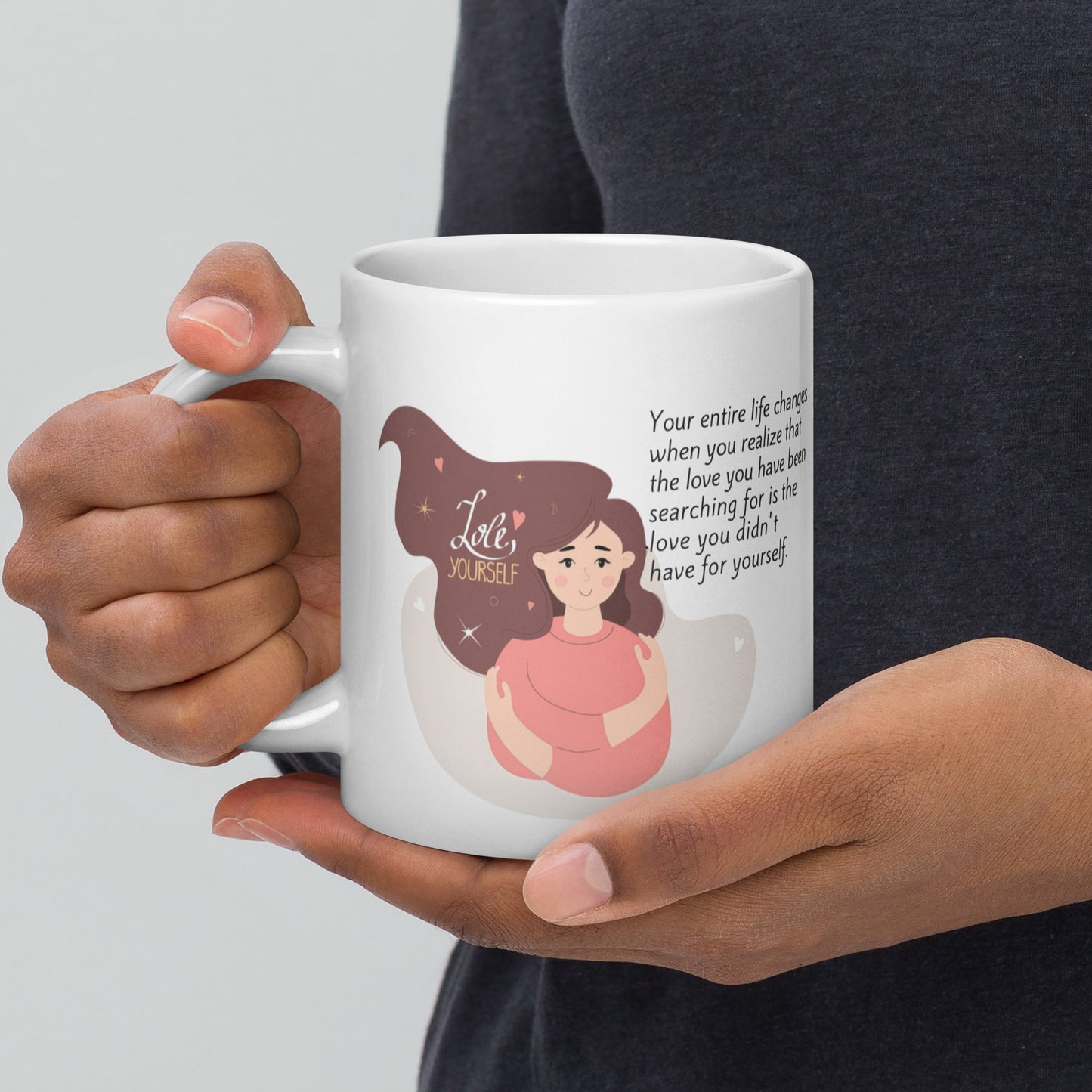 Self Acceptance Affirmation Ceramic Mug