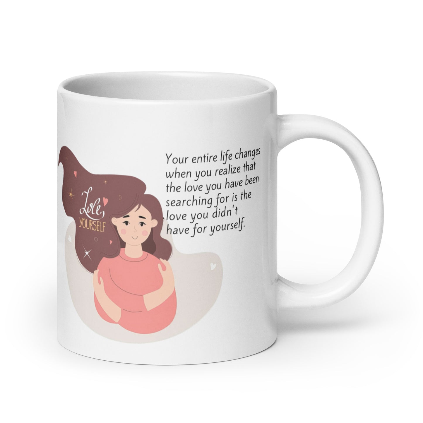 Self Acceptance Affirmation Ceramic Mug