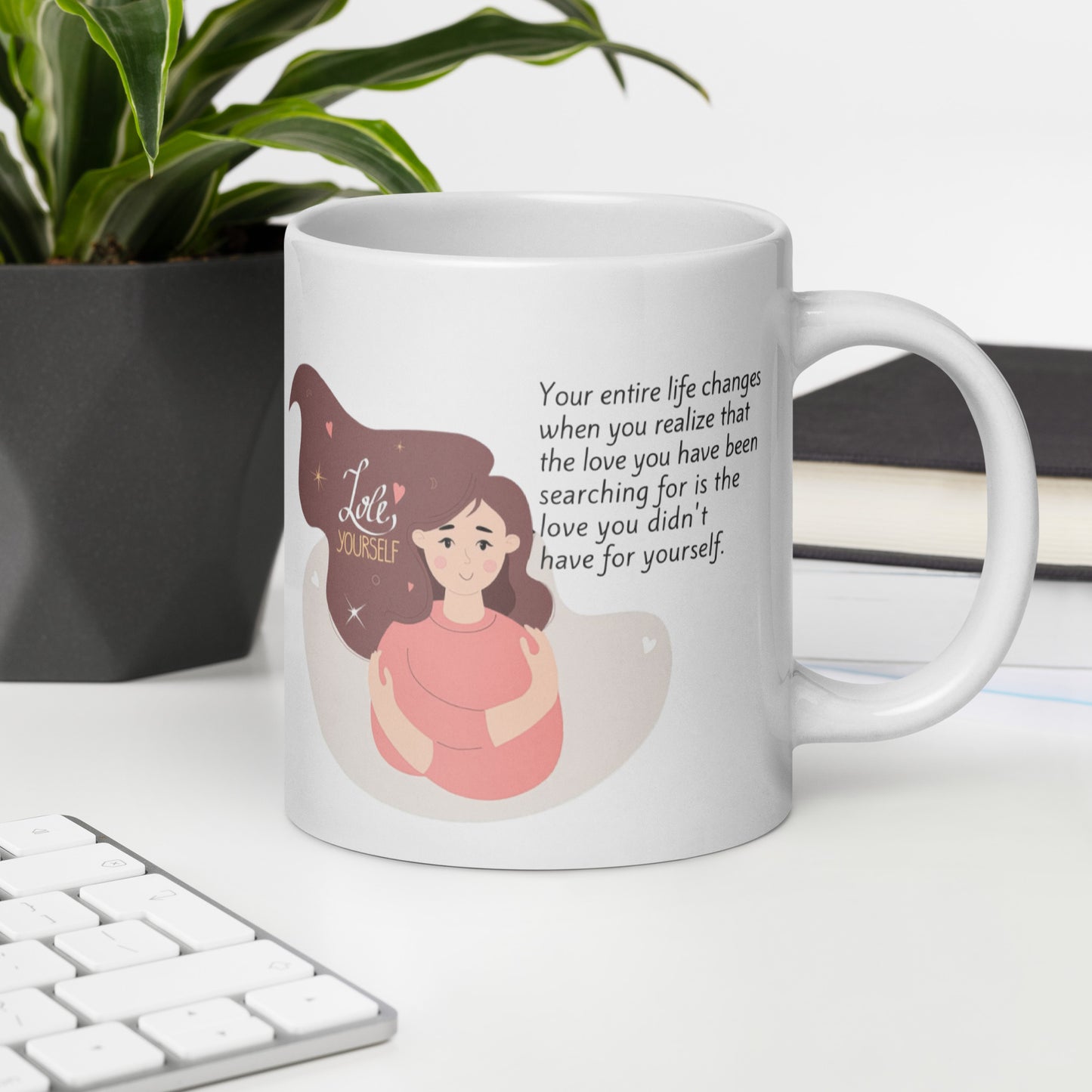 Self Acceptance Affirmation Ceramic Mug