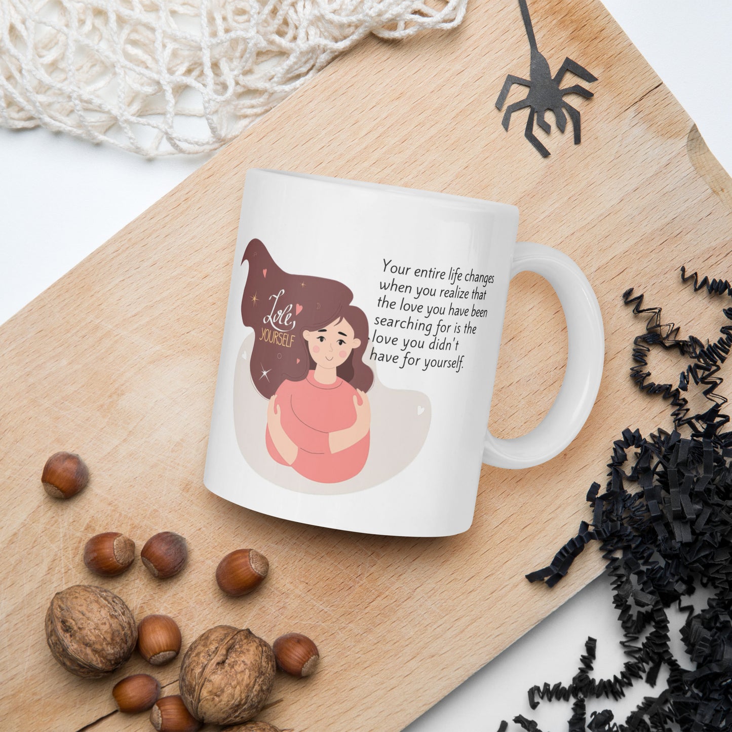 Self Acceptance Affirmation Ceramic Mug