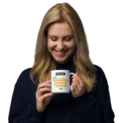 Take Action Those Who Want To Do It Ceramic Mug