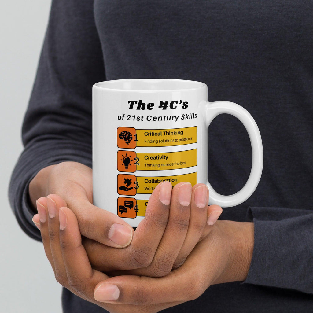 The 4Cs Of 21st Century Skills Ceramic Mug - Inspire Cups