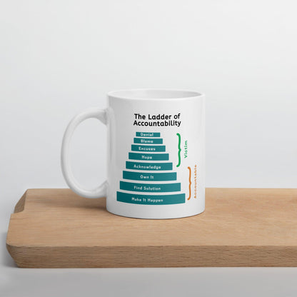 The Ladder Of Accountability Ceramic Mug