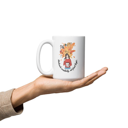 Unleash Creativity Not Just Logic Mug