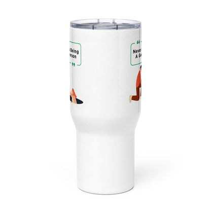 Never Stop Being A Good Person Printed Travel Mug