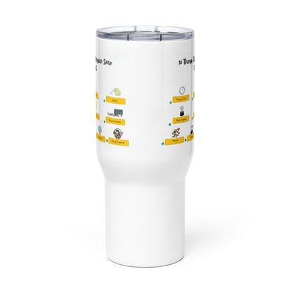 10 Things Of Zero Talent Quote Printed Travel Mug