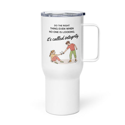 Do The Right Thing Printed Travel Mug