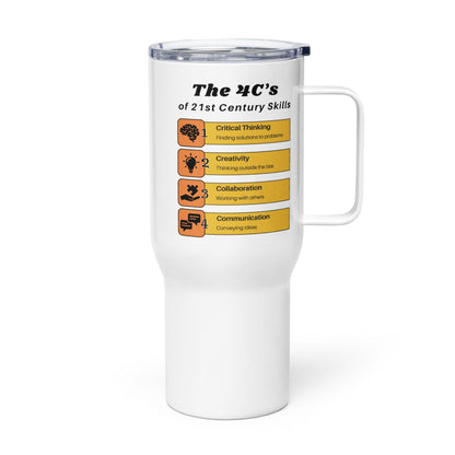 The 4Cs Of 21st Century Skills Printed Travel Mugs