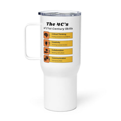 The 4Cs Of 21st Century Skills Printed Travel Mugs