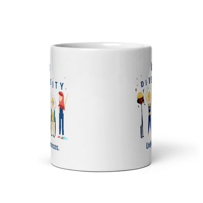 Value Diversity Unify Differences Glossy Mug
