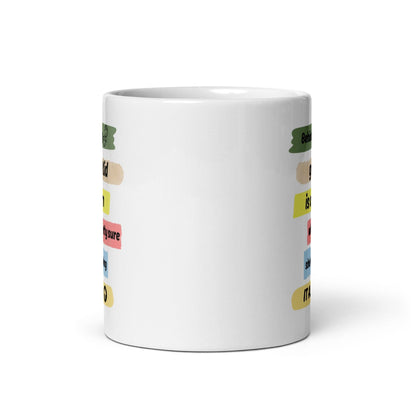 Behind Every Great Kid Is A Mom Printed Mug