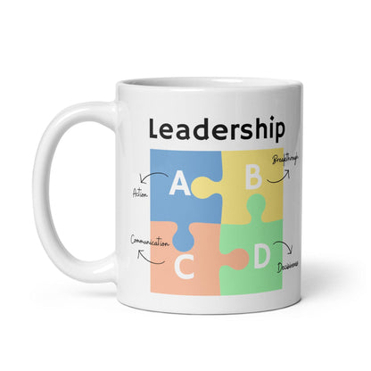 Leadership Puzzle Inspirational Printed Mug