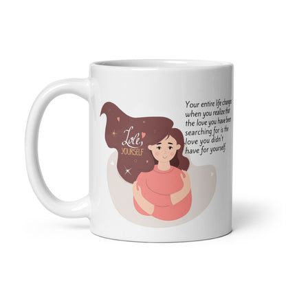 Self Acceptance Affirmation Ceramic Mug