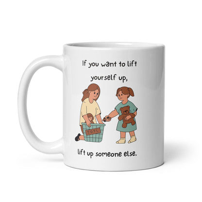 Empathy And Illustrated Ceramic Mug