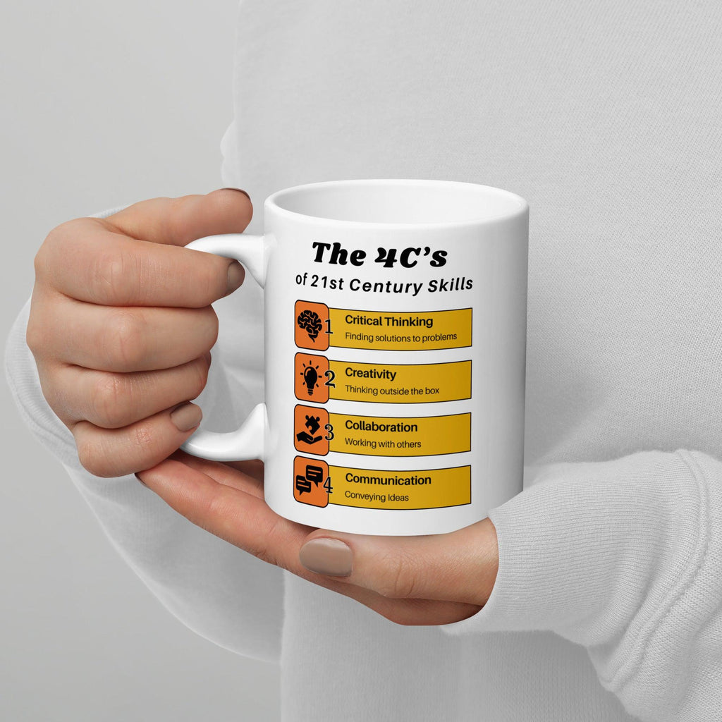 The 4Cs Of 21st Century Skills Ceramic Mug - Inspire Cups
