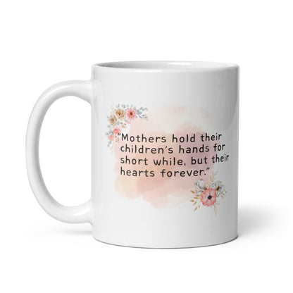 Mothers Hold Their Children Hands Printed Mug