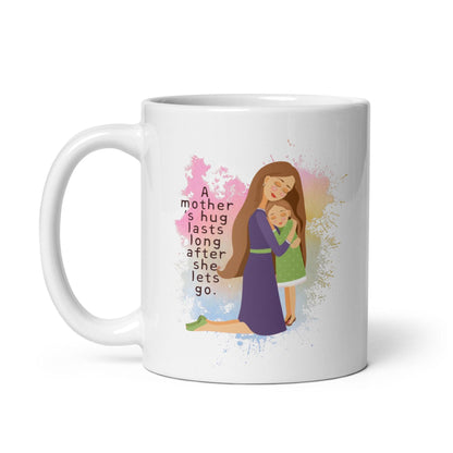 A Mothers Hug Quote Printed Mug