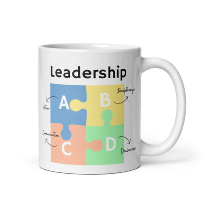 Leadership Puzzle Inspirational Printed Mug